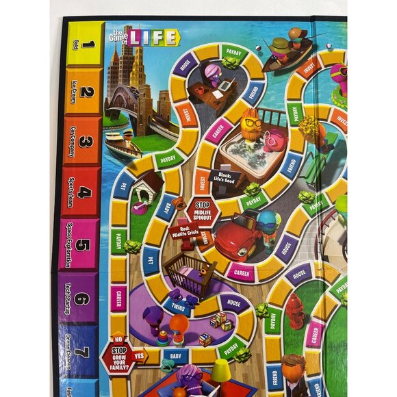 Game of Life Hasbro Replacement Board 2014 Edition Piece Only - Picture 3 of 6